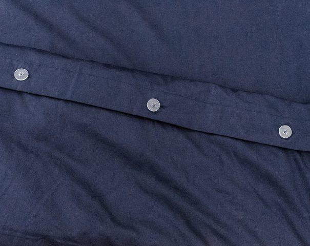 Percale Duvet Cover (Navy, Grey or White)