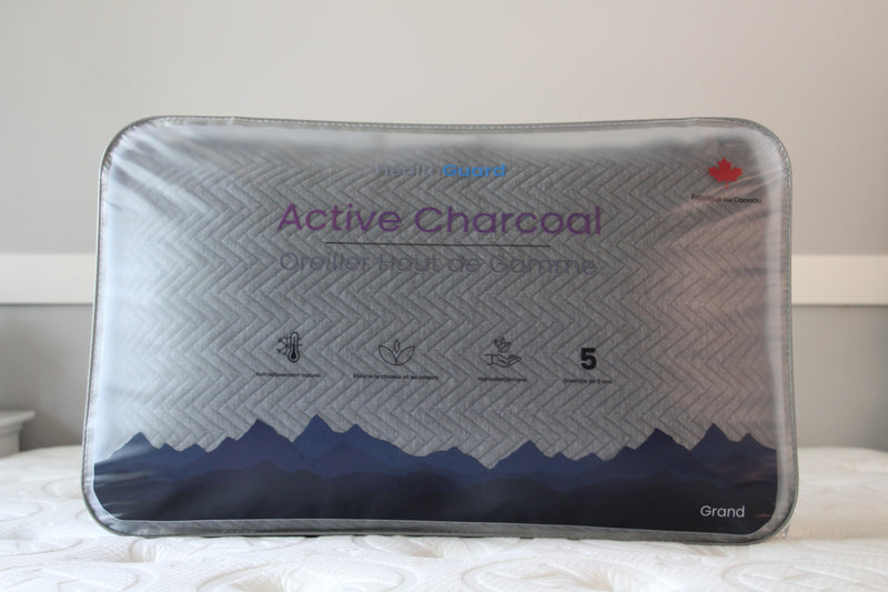 Active Charcoal Pillow with Customizable Comfort Foam (Ultimate)