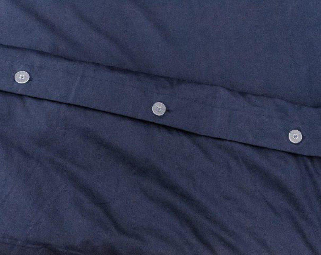 Sateen Duvet Cover (Navy, Grey or White)